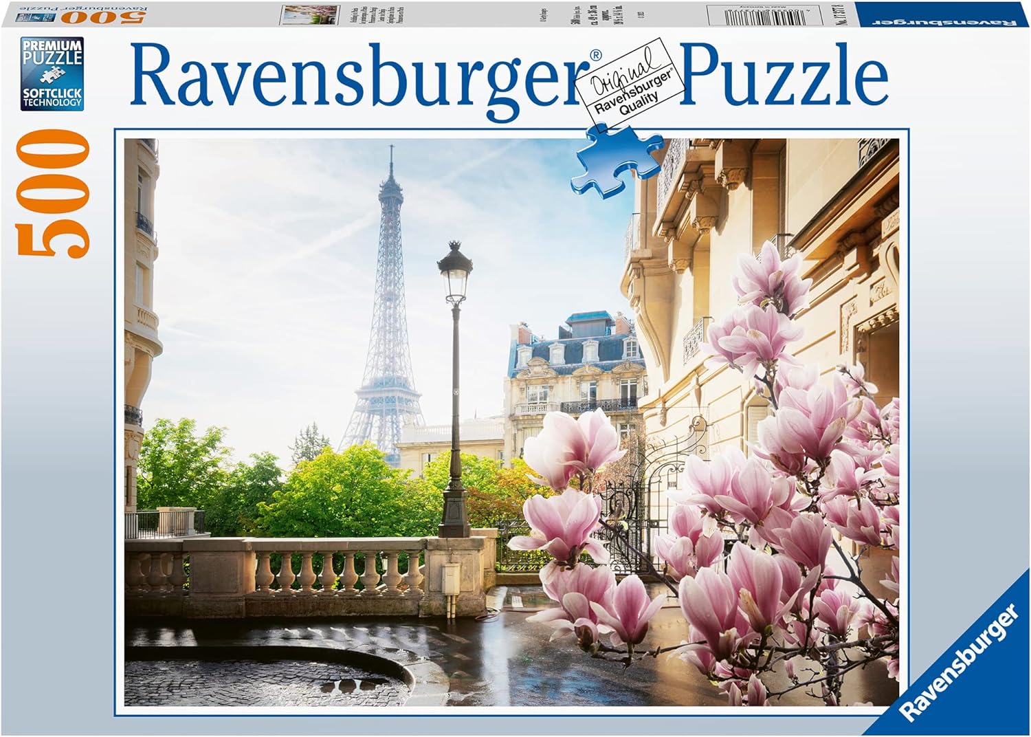 Tavasz Párizsban Ravensburger 500 darabos kirakó puzzle (RA-17377 4005556173778) - puzzlegarden