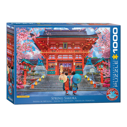 Tavaszi cseresznyevirágzás Eurographics 1000 darabos kirakó puzzle (EUR-6000-5533) - puzzlegarden