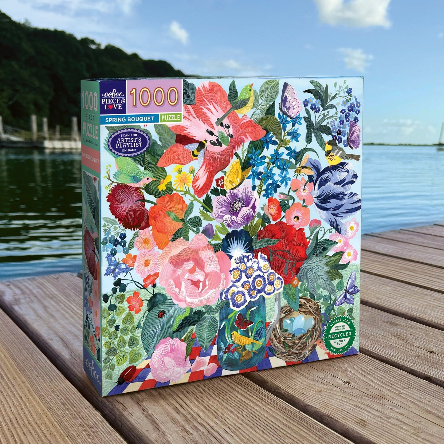 Tavaszi csokor Eeboo 1000 darabos kirakó puzzle (EB-EPZT112) - puzzlegarden