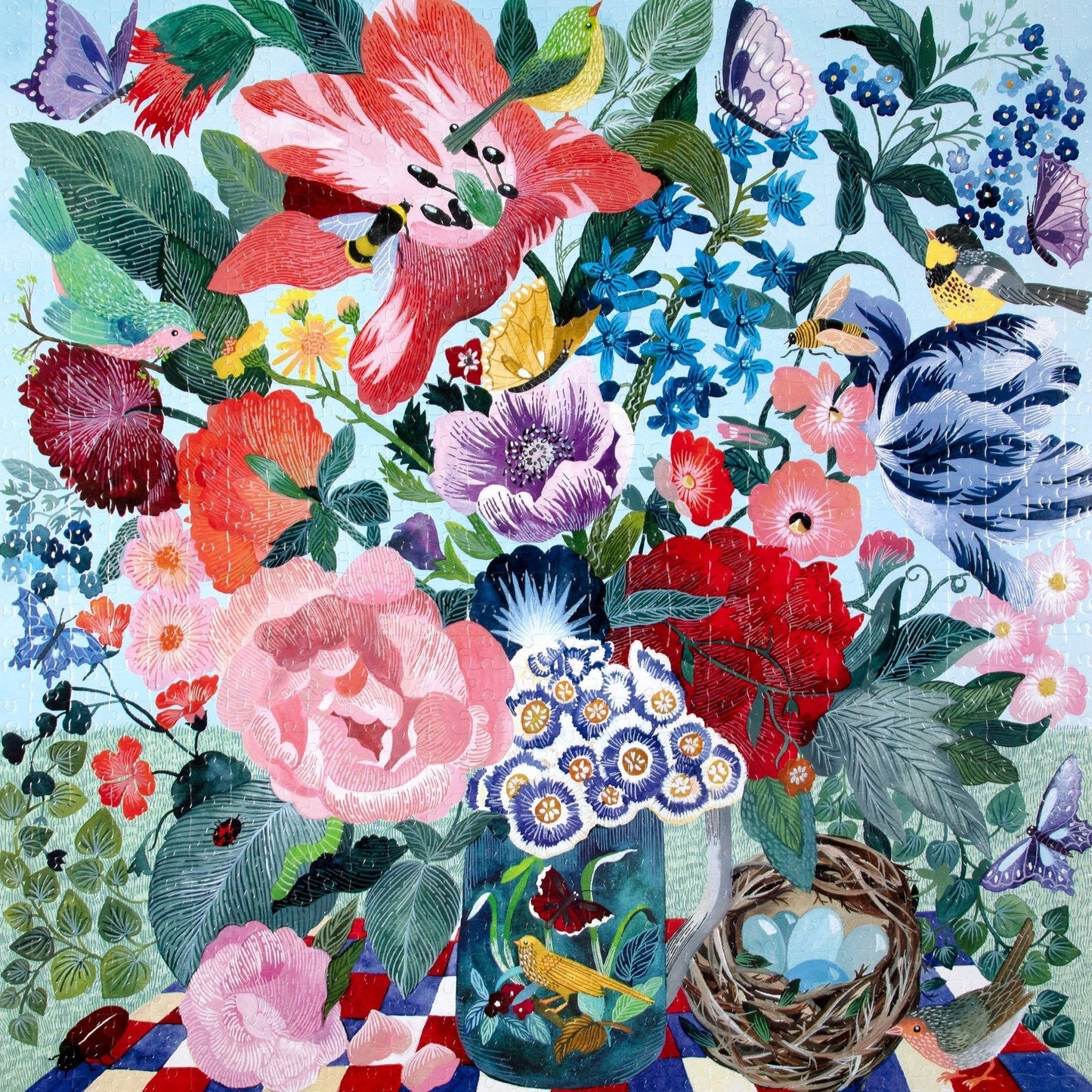 Tavaszi csokor Eeboo 1000 darabos kirakó puzzle (EB-EPZT112) - puzzlegarden