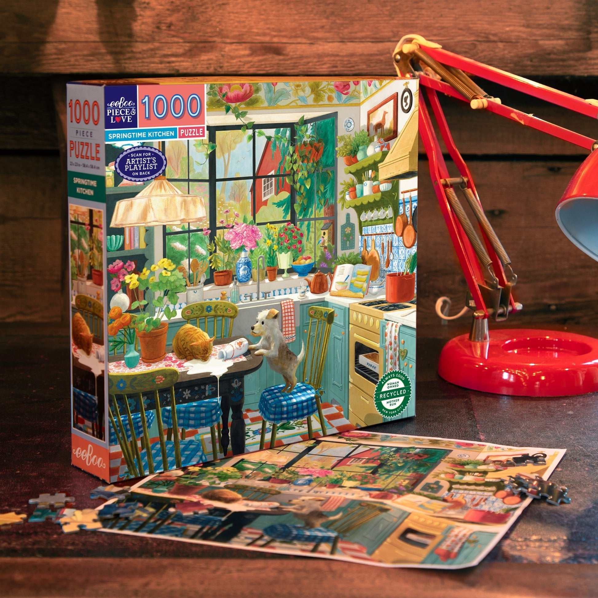 Tavaszi konyha Eeboo 1000 darabos kirakó puzzle (EB-EPZT116) - puzzlegarden