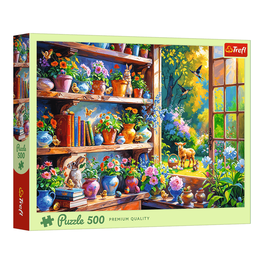 Tavaszi reggel az üvegházban Trefl 500 darabos kirakó puzzle (TR-37558) - puzzlegarden