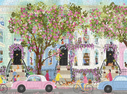 Tavaszi terasz Galison 1000 darabos kirakó puzzle (GA-9780735381537) - puzzlegarden