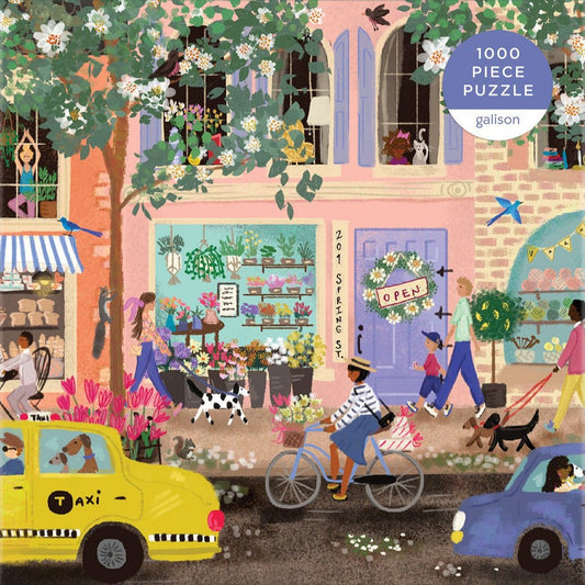 Tavaszi utca Galison 1000 darabos kirakó puzzle (GA - 9780735372405) - puzzlegarden