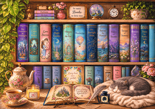 Tea Time: Romantikus történetek Trefl 1000 darabos kirakó puzzle (TR-12164) - puzzlegarden
