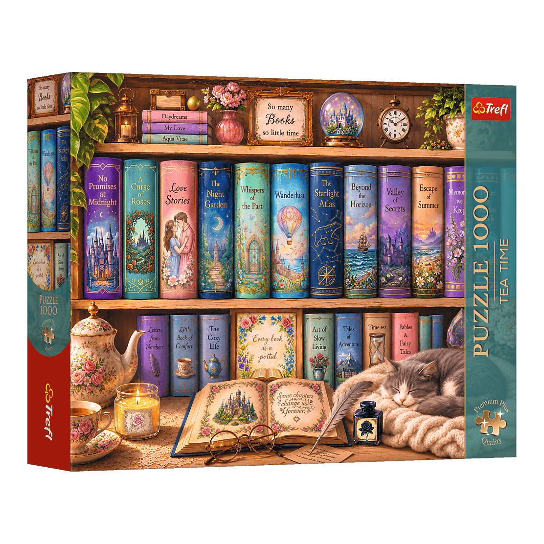 Tea Time: Romantikus történetek Trefl 1000 darabos kirakó puzzle (TR-12164) - puzzlegarden