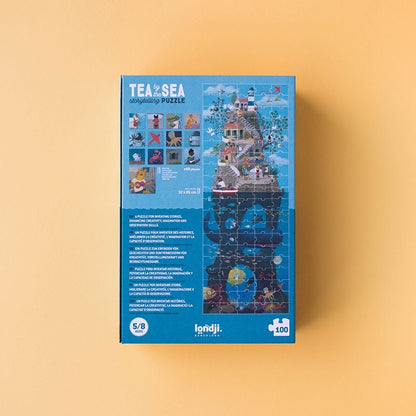 Teázás a tengerparton Londji 100 darabos kirakó puzzle (LN-PZ569U) - puzzlegarden