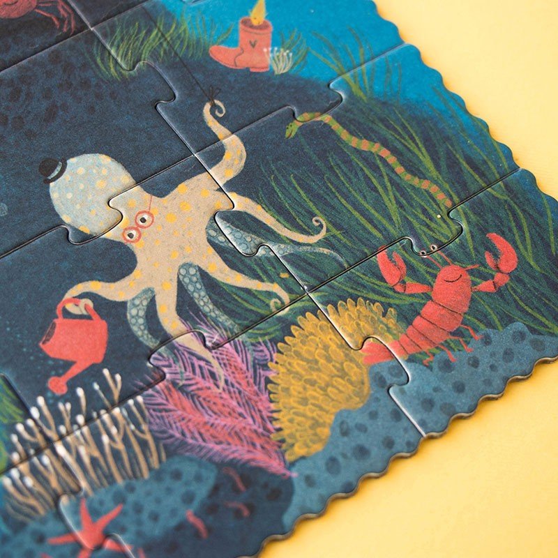 Teázás a tengerparton Londji 100 darabos kirakó puzzle (LN-PZ569U) - puzzlegarden