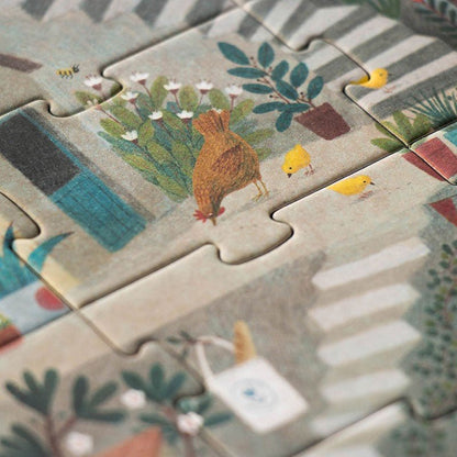 Teázás a tengerparton Londji 100 darabos kirakó puzzle (LN-PZ569U) - puzzlegarden