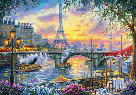 Teázás Párizsban Castorland 500 darabos kirakó puzzle (C - B - 53018) - puzzlegarden
