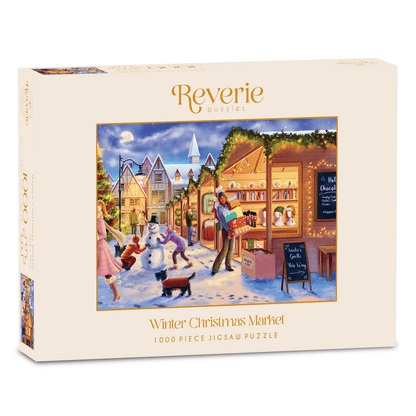 Téli karácsonyi vásár Reverie 1000 darabos kirakó puzzle (RE - WCM1000AMA) - puzzlegarden