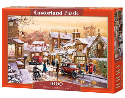 Téli kisváros Castorland 1000 darabos kirakó puzzle (C-104802 5904438104802) - puzzlegarden