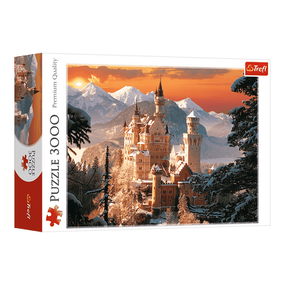 Téli Neuschwanstein Kastély, Németország Trefl 3000 darabos kirakó puzzle (TR-33025) - puzzlegarden