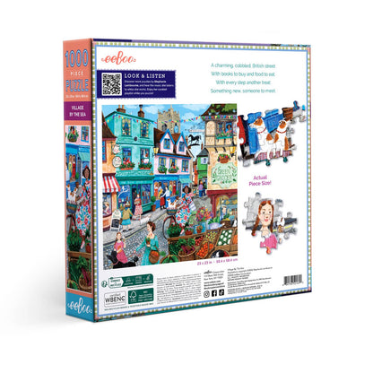 Tengerparti falu Eeboo 1000 darabos kirakó puzzle (EB-EPZT690) - puzzlegarden