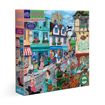 Tengerparti falu Eeboo 1000 darabos kirakó puzzle (EB-EPZT690) - puzzlegarden