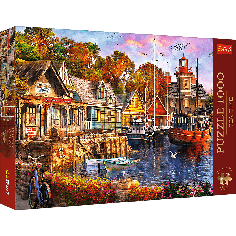 Tengerparti Kikötő Trefl 1000 darabos kirakó puzzle (TR - 10796 5900511107968) - puzzlegarden