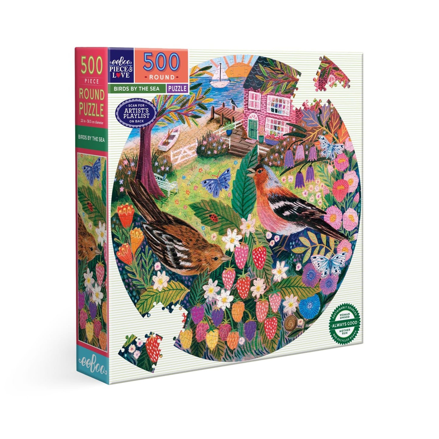 Tengerparti madarak Eeboo 500 darabos kirakó puzzle (EB-EPZF560) - puzzlegarden
