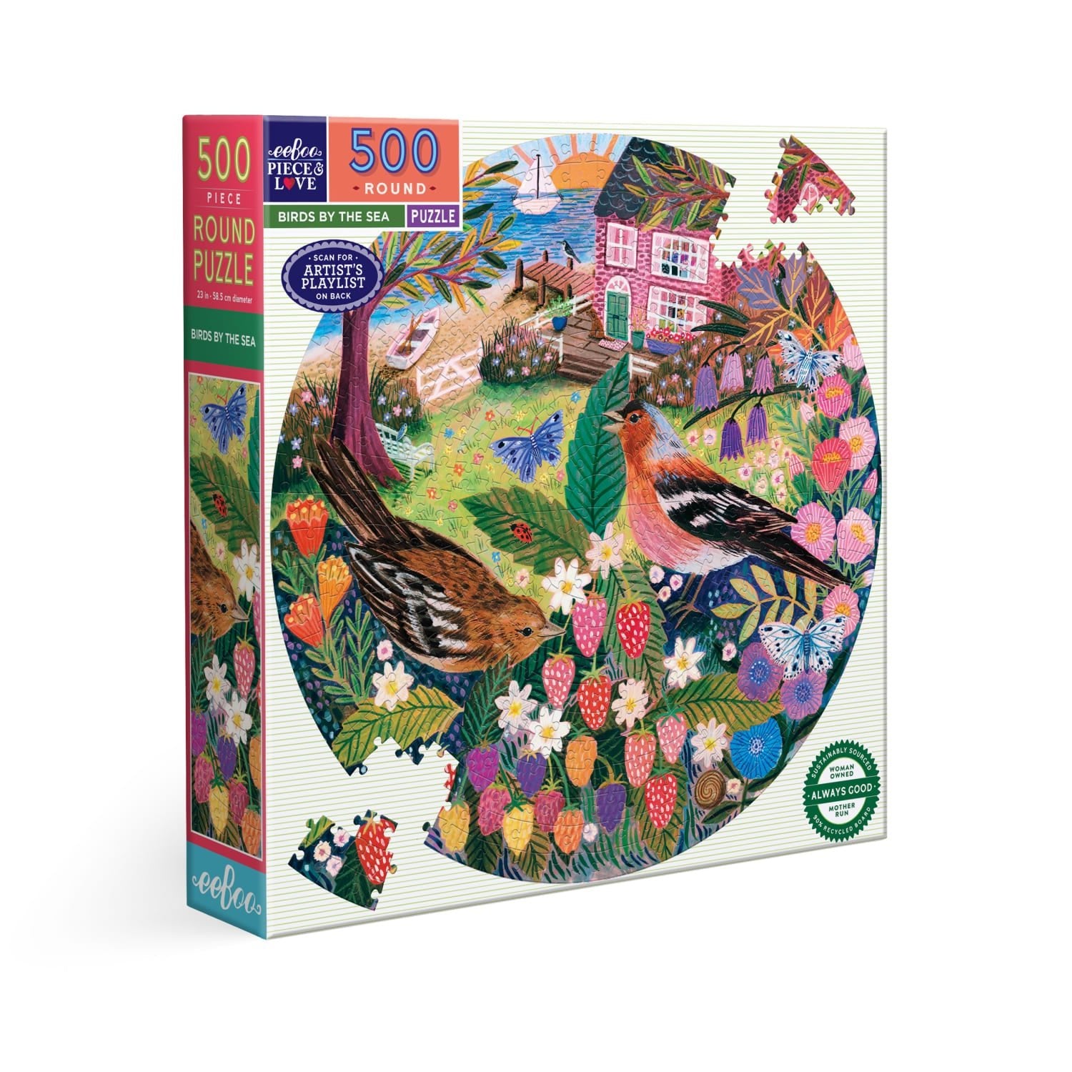Tengerparti madarak Eeboo 500 darabos kirakó puzzle (EB-EPZF560) - puzzlegarden