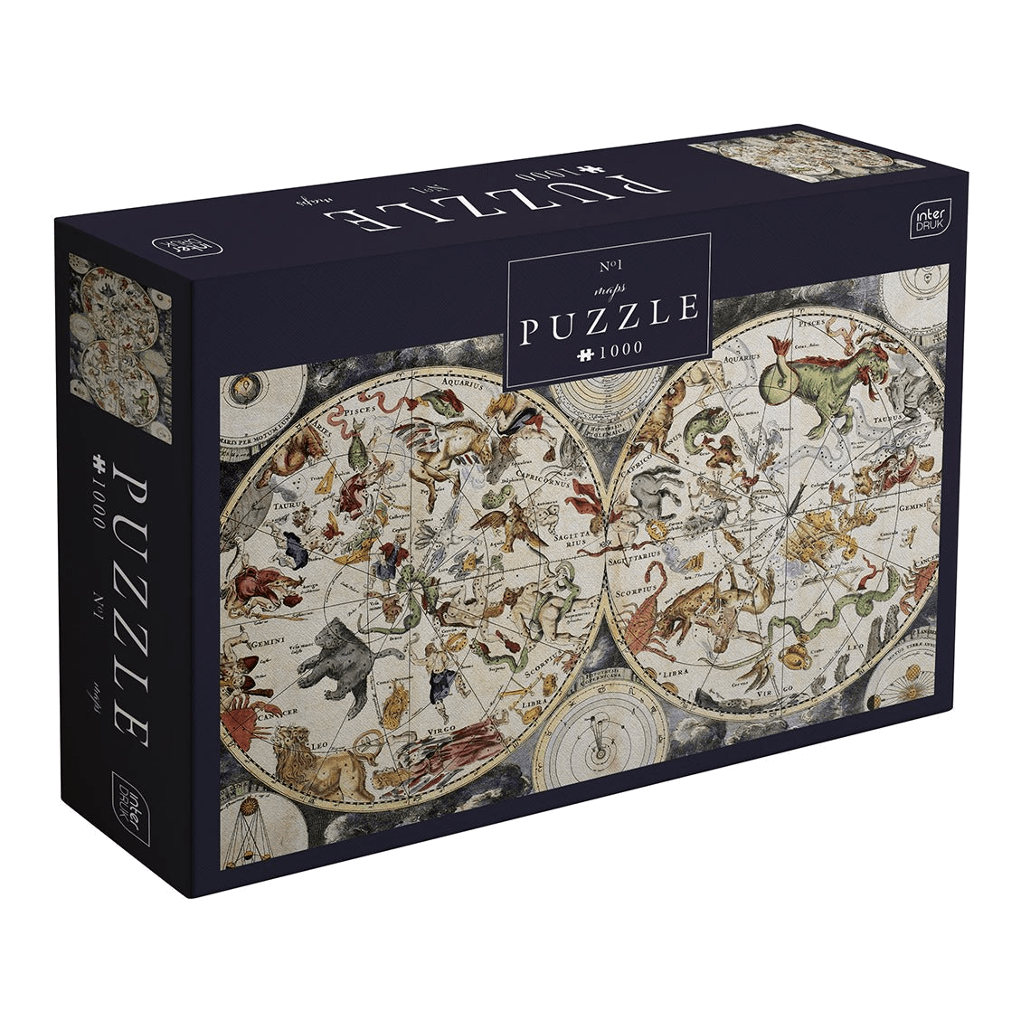 Térkép 1 Interdruk 1000 darabos kirakó puzzle (ID-5902277385406) - puzzlegarden