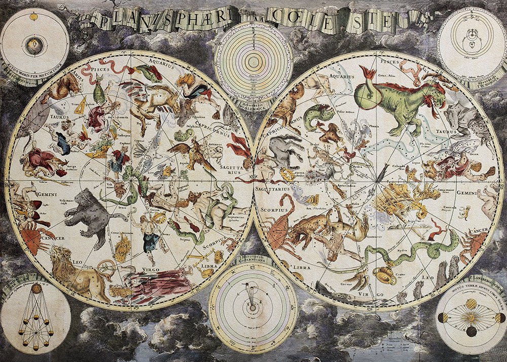 Térkép 1 Interdruk 1000 darabos kirakó puzzle (ID-PUZ1000SM) - puzzlegarden