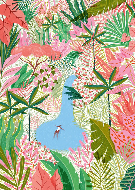 Természetes Medence Pieces & Peace 1000 darabos kirakó puzzle (PaP - 0018) - puzzlegarden