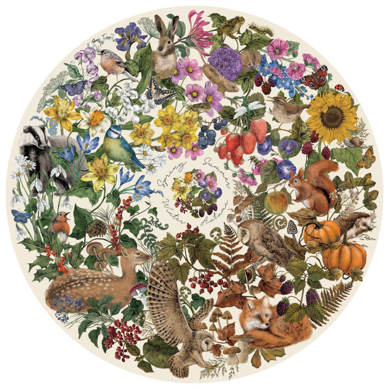 The Art File – A természet évszakai Gibsons 500 darabos kirakó puzzle (G-G3710) - puzzlegarden