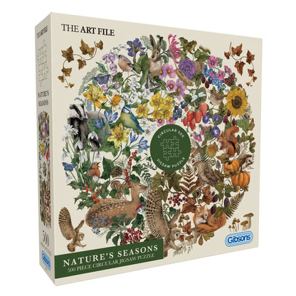 The Art File – A természet évszakai Gibsons 500 darabos kirakó puzzle (G-G3710) - puzzlegarden