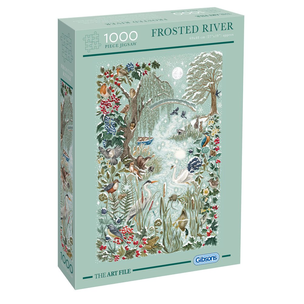 The Art File: Frosted River Gibsons 1000 darabos kirakó puzzle (G - G7214 5012269072143) - puzzlegarden