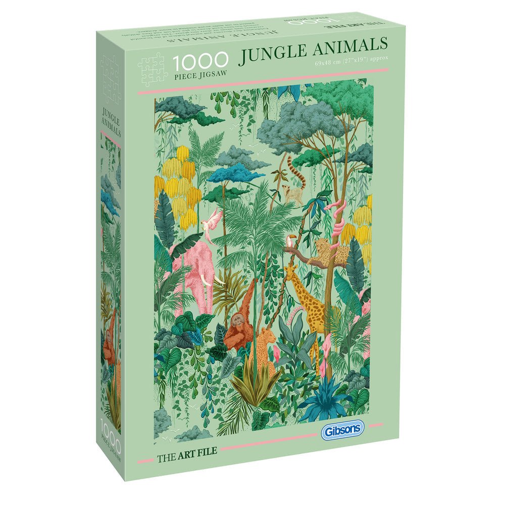 The Art File: Jungle Animals Gibsons 1000 darabos kirakó puzzle (G - G7215 5012269072150) - puzzlegarden