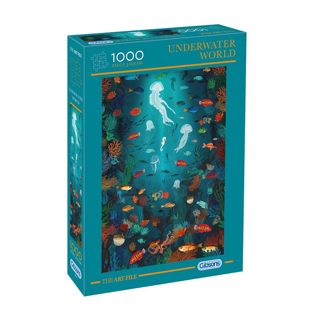 The Art File: Underwater World Gibsons 1000 darabos kirakó puzzle (G - G7213 5012269072136) - puzzlegarden