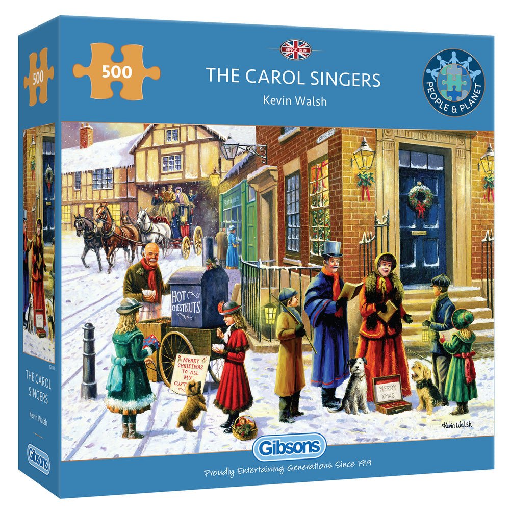 The Carol Singers Gibsons 500 darabos kirakó puzzle (G - G3143 5012269031430) - puzzlegarden