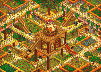 The Impossible Maze: Bolondos csirkék Trefl 500 darabos kirakó puzzle (TR-37629) - puzzlegarden