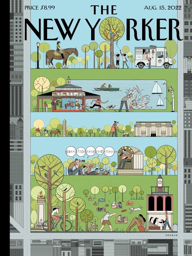 The New Yorker - Central Parki vidámság New York Puzzle Company 500 darabos kirakó puzzle (NYPC - NPZNY2372 840291700674) - puzzlegarden