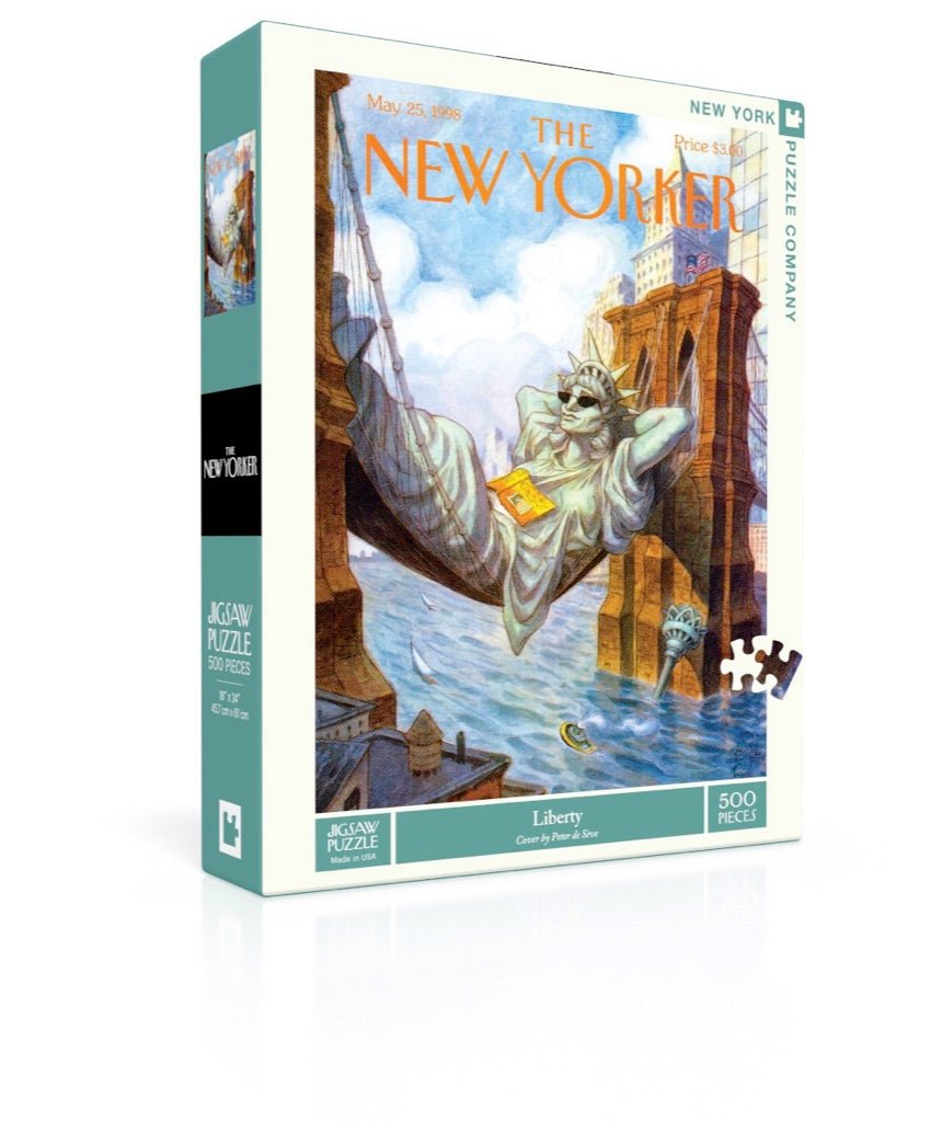 The New Yorker - Szabadság New York Puzzle Company 500 darabos kirakó puzzle (NYPC - NPZNY1707 819844013127) - puzzlegarden