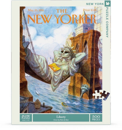 The New Yorker - Szabadság New York Puzzle Company 500 darabos kirakó puzzle (NYPC - NPZNY1707 819844013127) - puzzlegarden