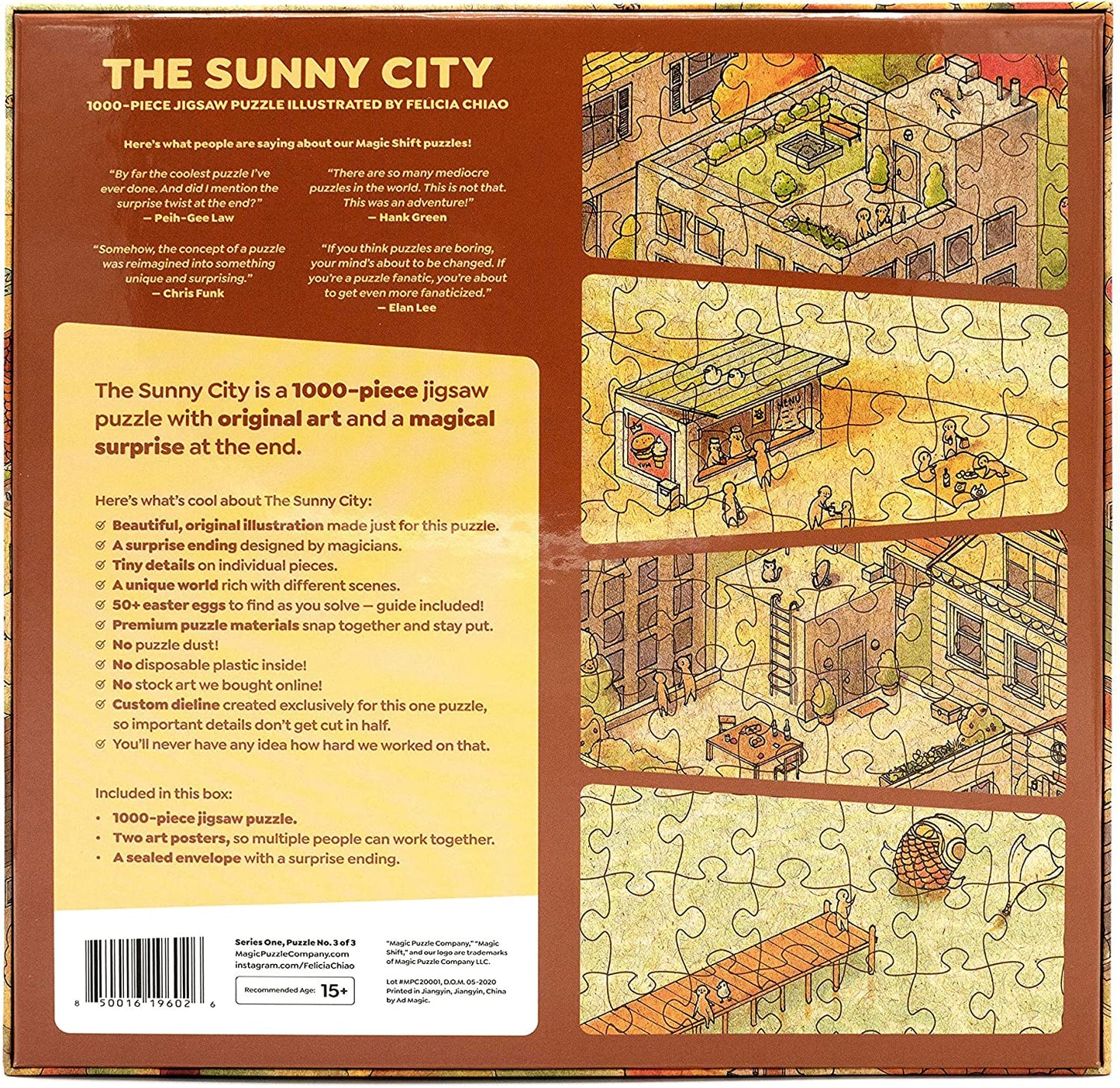 The Sunny City Magic Puzzle Company 1000 darabos kirakó puzzle (S1P3 850016196026) - puzzlegarden