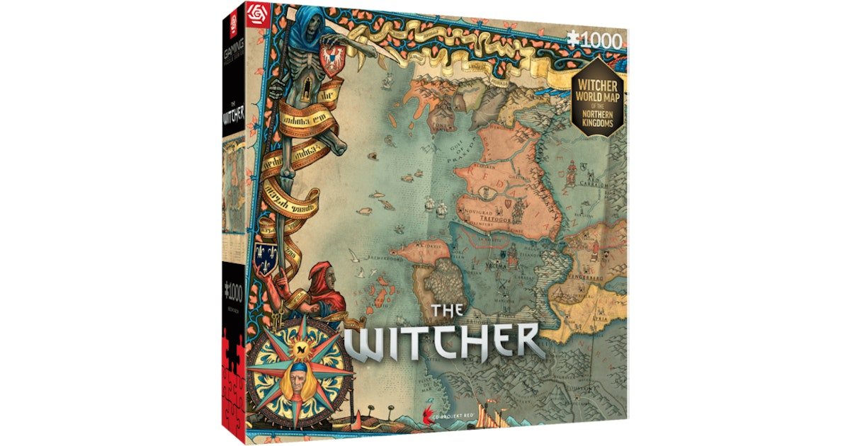 The Witcher - Az Északi Királyságok Good Loot 1000 darabos kirakó puzzle (GL - 5908305242994 5908305242994) - puzzlegarden