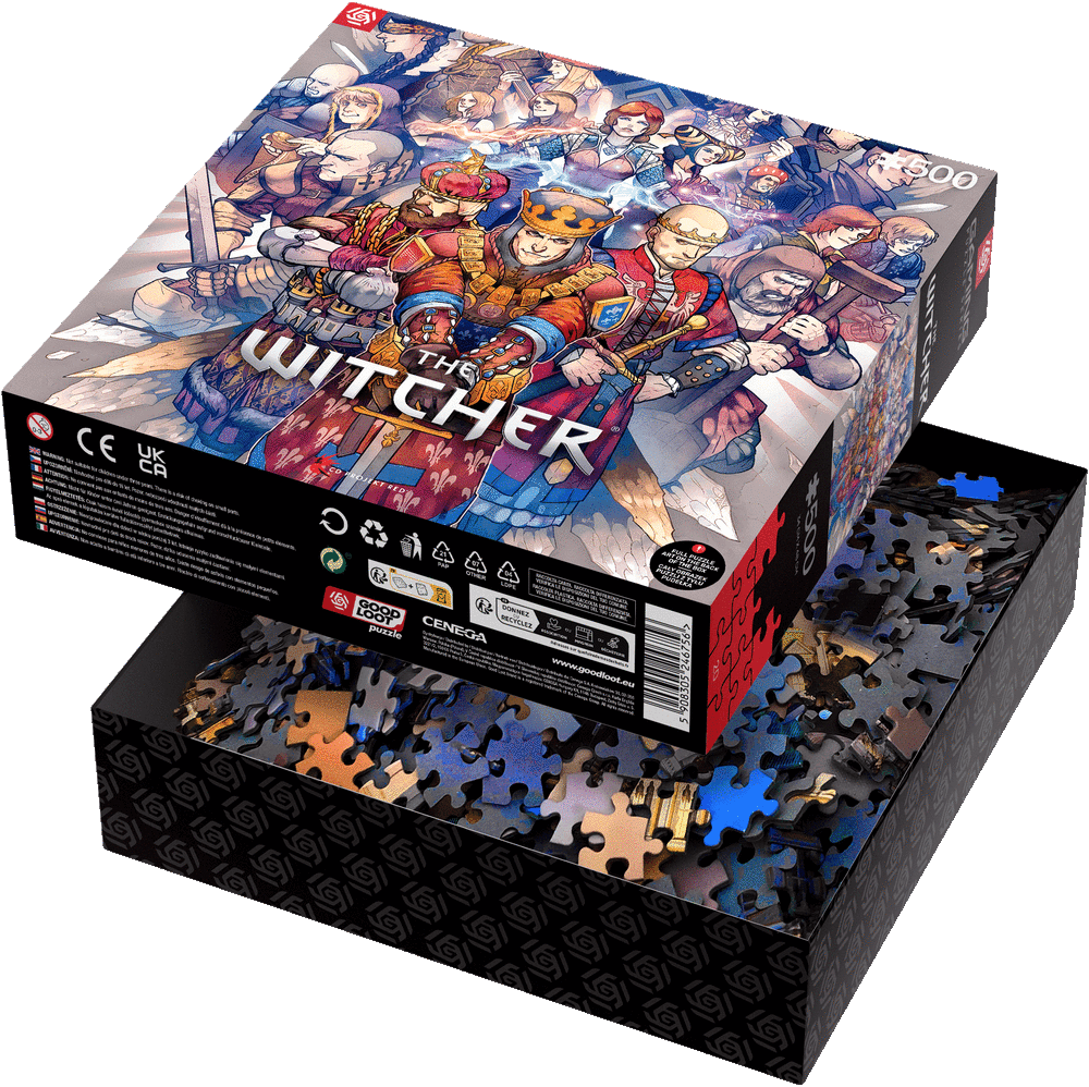 The Witcher - Északi Királyságok Good Loot 500 darabos kirakó puzzle (GL - 5908305246756 5908305246756) - puzzlegarden