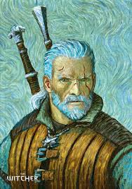 The Witcher - Geralt van Gogh stílusában Good Loot 1000 darabos kirakó puzzle (GL - 5908305247548 5908305247548) - puzzlegarden