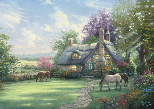 Thomas Kinkade - A tökéletes nyári nap - díszdobozban Schmidt Spiele 500 darabos kirakó puzzle (SCH-59692) - puzzlegarden