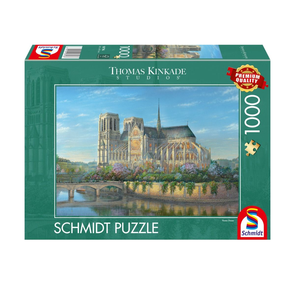 Thomas Kinkade – Notre - Dame Schmidt Spiele 1000 darabos kirakó puzzle (SCH-58796) - puzzlegarden