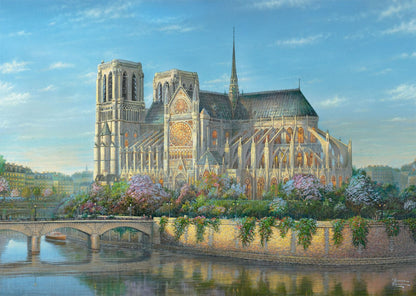 Thomas Kinkade – Notre - Dame Schmidt Spiele 1000 darabos kirakó puzzle (SCH-58796) - puzzlegarden