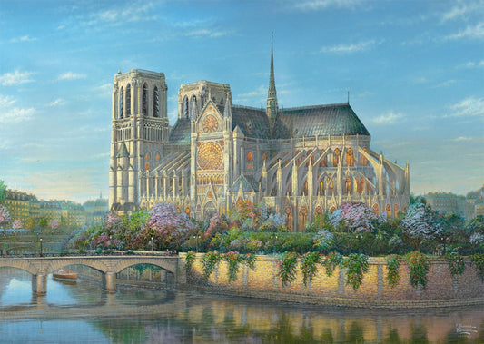 Thomas Kinkade – Notre - Dame Schmidt Spiele 1000 darabos kirakó puzzle (SCH-58796) - puzzlegarden
