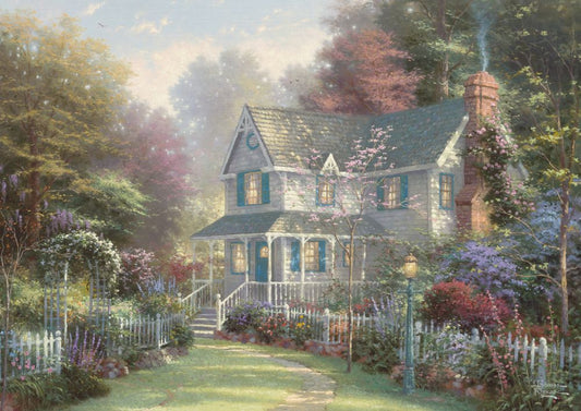 Thomas Kinkade - Victoria kert II. - díszdobozban Schmidt Spiele 500 darabos kirakó puzzle (SCH-59925) - puzzlegarden