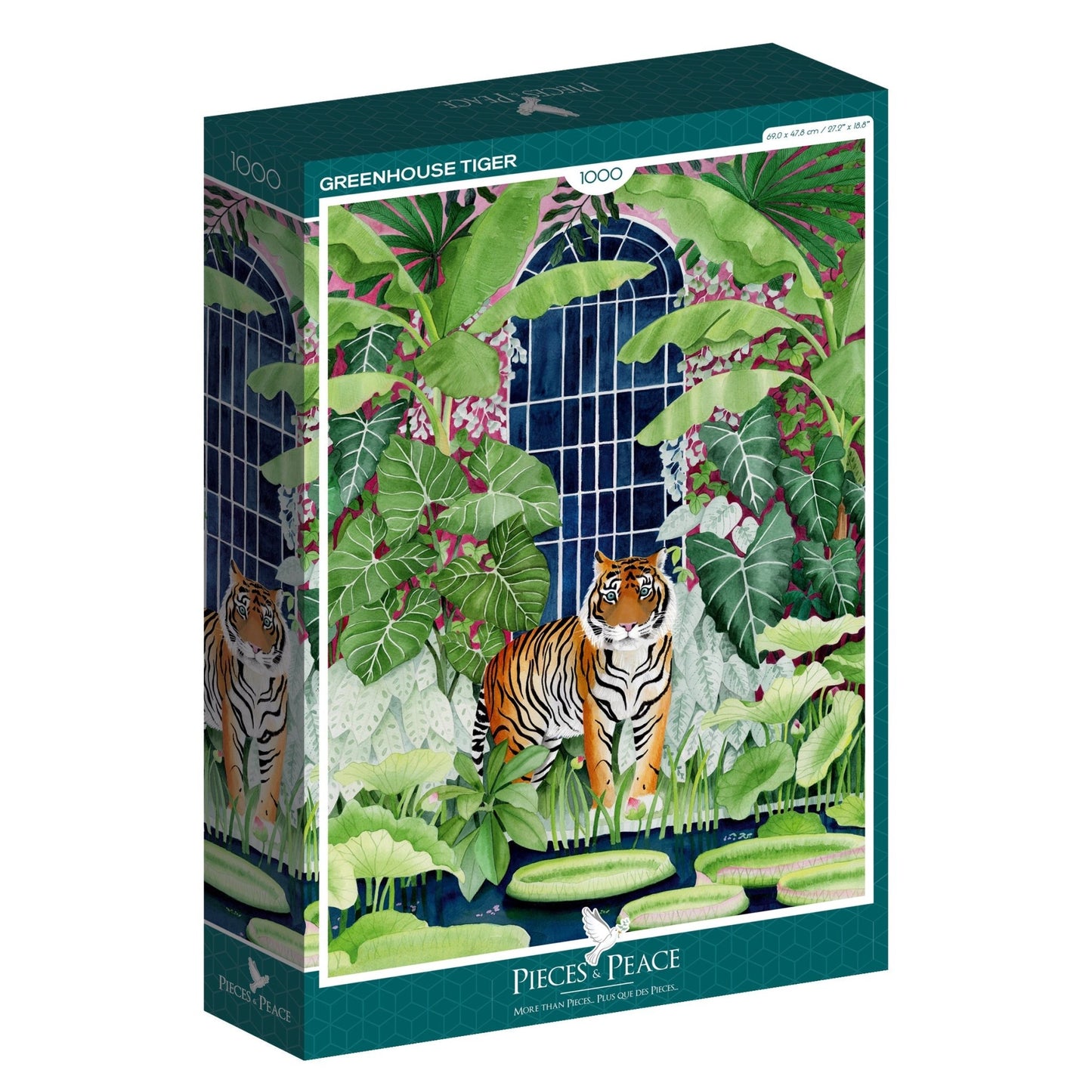 Tigris az Üvegházban Pieces & Peace 1000 darabos kirakó puzzle (PP-0033 3770001400334) - puzzlegarden