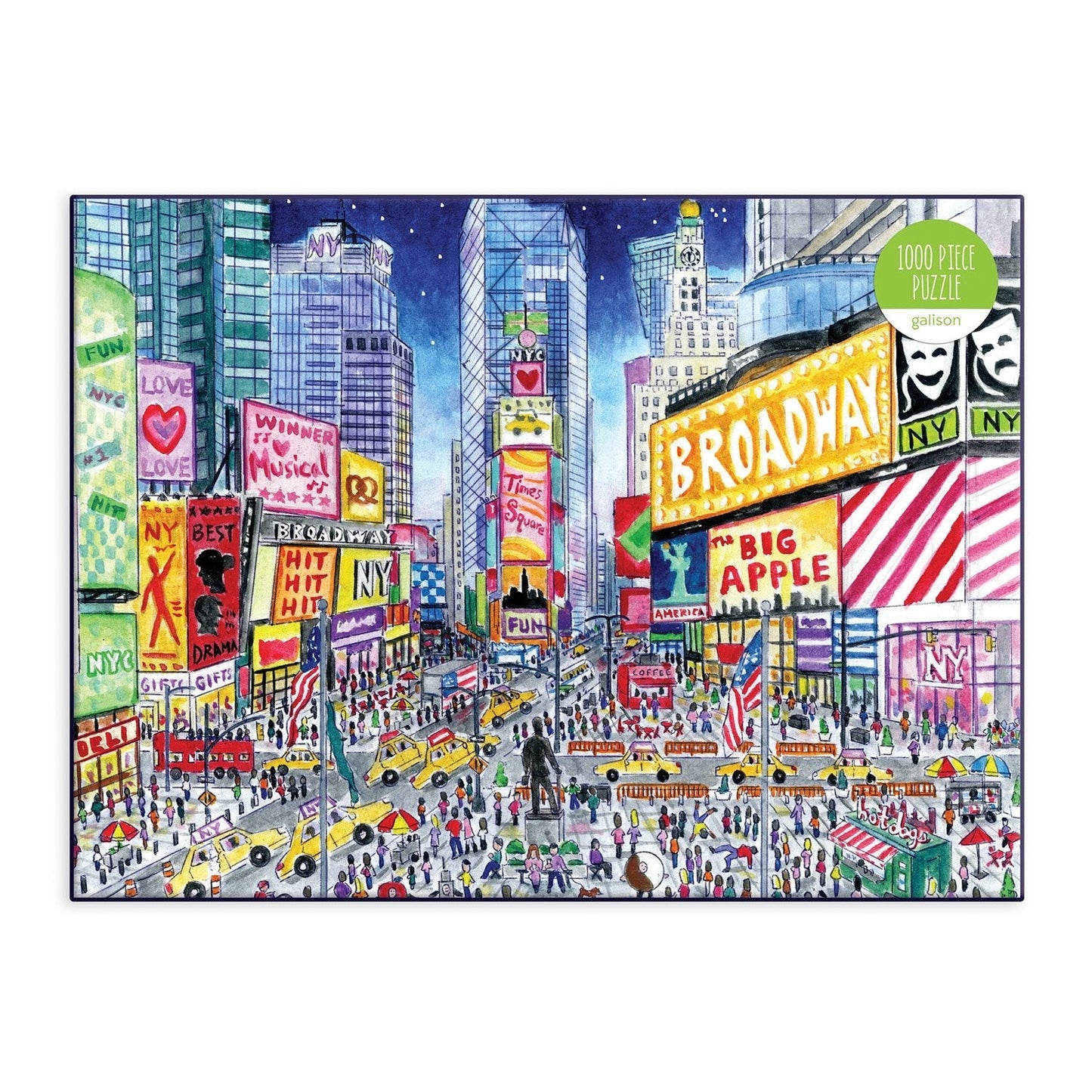 Times Square Galison 1000 darabos kirakó puzzle (GA - 9780735367074 9780735367074) - puzzlegarden