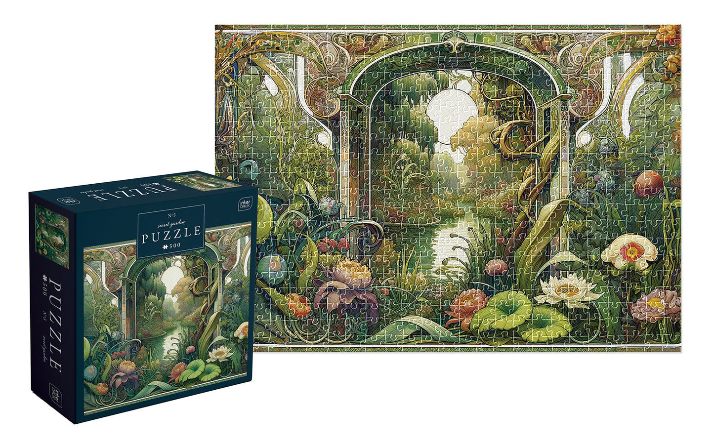 Titkos kert 3 Interdruk 500 darabos kirakó puzzle (ID-PUZ500SG3) - puzzlegarden
