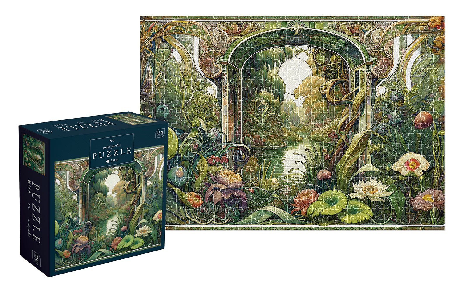 Titkos kert 3 Interdruk 500 darabos kirakó puzzle (ID-PUZ500SG3) - puzzlegarden