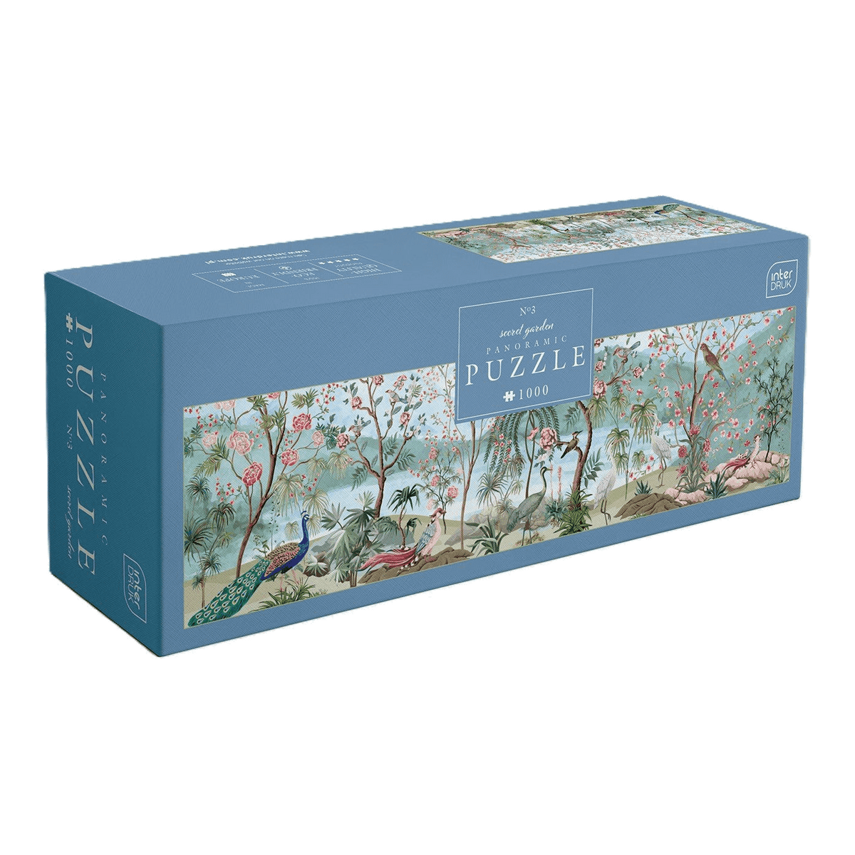 Titkos kert 3 - panoráma Interdruk 1000 darabos kirakó puzzle (ID-5902277367884) - puzzlegarden