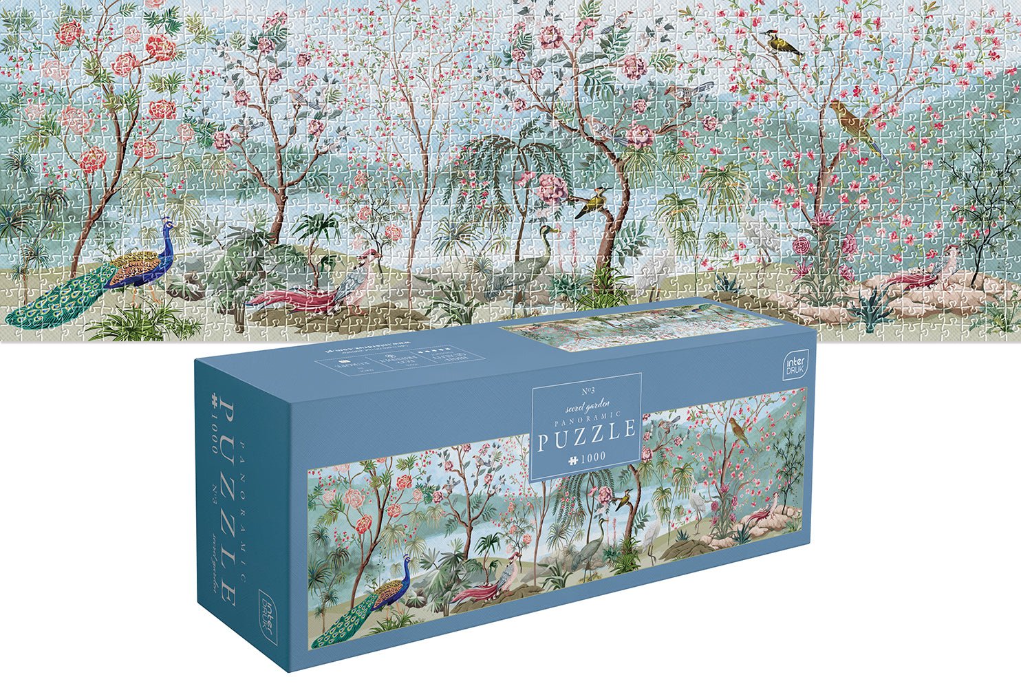 Titkos kert 3 - panoráma Interdruk 1000 darabos kirakó puzzle (ID-PUZPAN1000SG3) - puzzlegarden